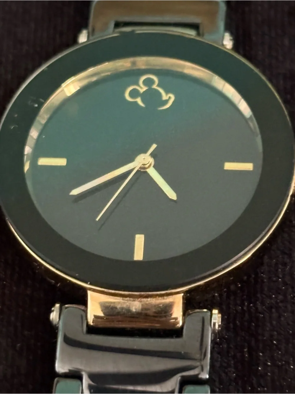 Pair Disney Watches - Wish Watch & Retro Black Gold Watch Special Edition